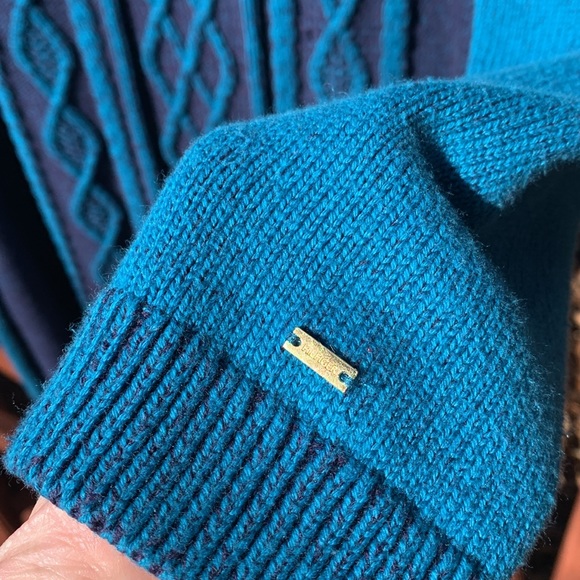 Tommy Hilfiger Blue Sweater Dress, Large - Picture 4 of 13